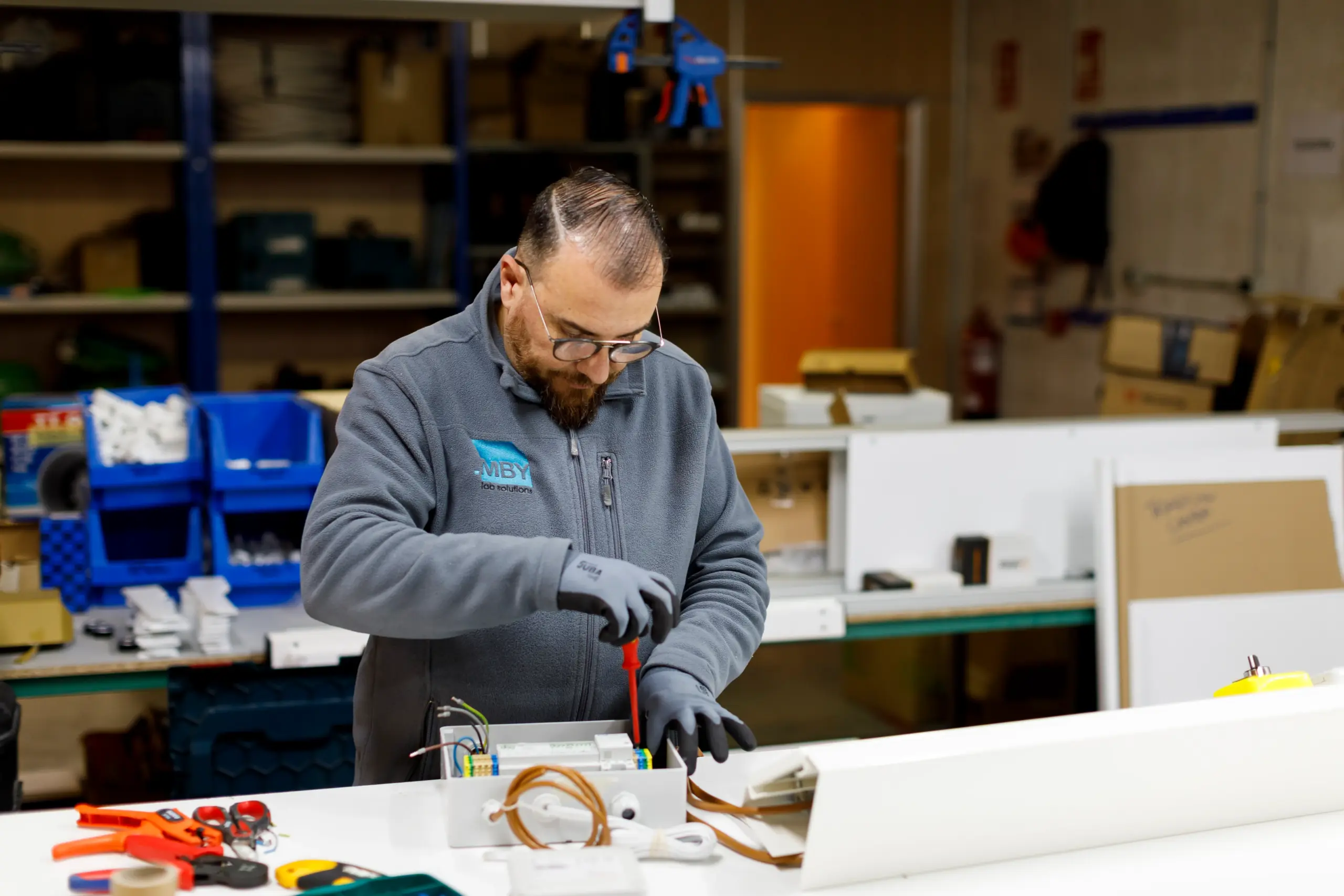 Fabricación de mobiliario técnico de laboratorio