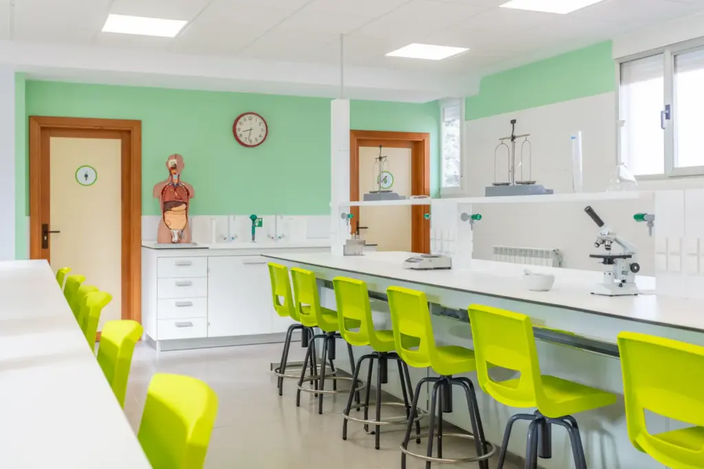 Plano de un laboratorio